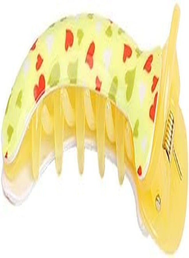 QUILBOOL Banana Hair Clips - Acrylic Matte Finish Claw Clips, Ponytail Clincher Comb, Stylish Hair Accessories for Women & Girls, Thick & Fine Hair - Multicolor (3PCS) - Image 4