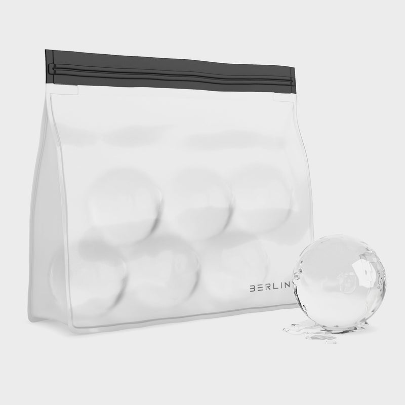 Berlinzo Reusable Ice & Food Storage Bag - Freezer Safe, Leakproof, BPA-Free Silicone, Plastic-Free Lunch Bag - One Bag - Image 4