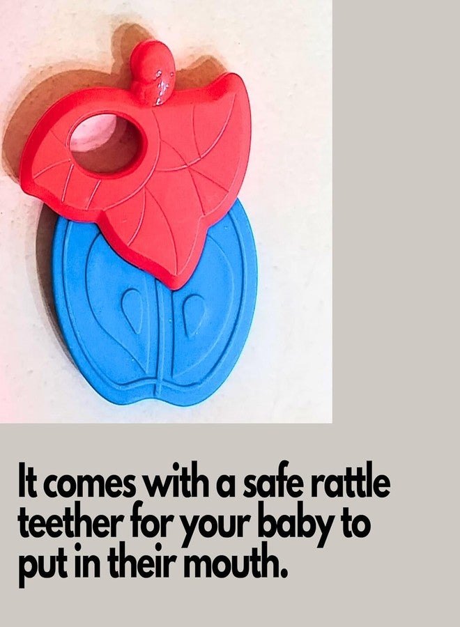Euphoria Rk Toys Baby Rattle with Teether | 6-Month Toys, Ideal for 4 to 12 Months, Stimulating Rattles for Infants (Random Color) - Image 3