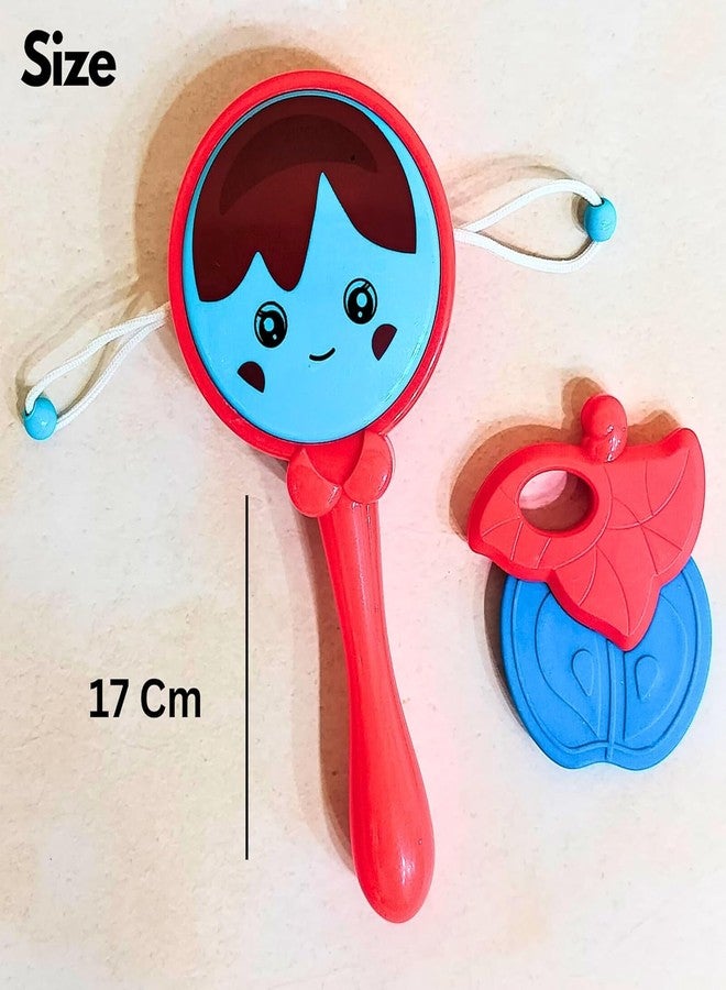 Euphoria Rk Toys Baby Rattle with Teether | 6-Month Toys, Ideal for 4 to 12 Months, Stimulating Rattles for Infants (Random Color) - Image 4
