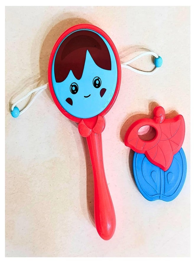 Euphoria Rk Toys Baby Rattle with Teether | 6-Month Toys, Ideal for 4 to 12 Months, Stimulating Rattles for Infants (Random Color) - Image 1