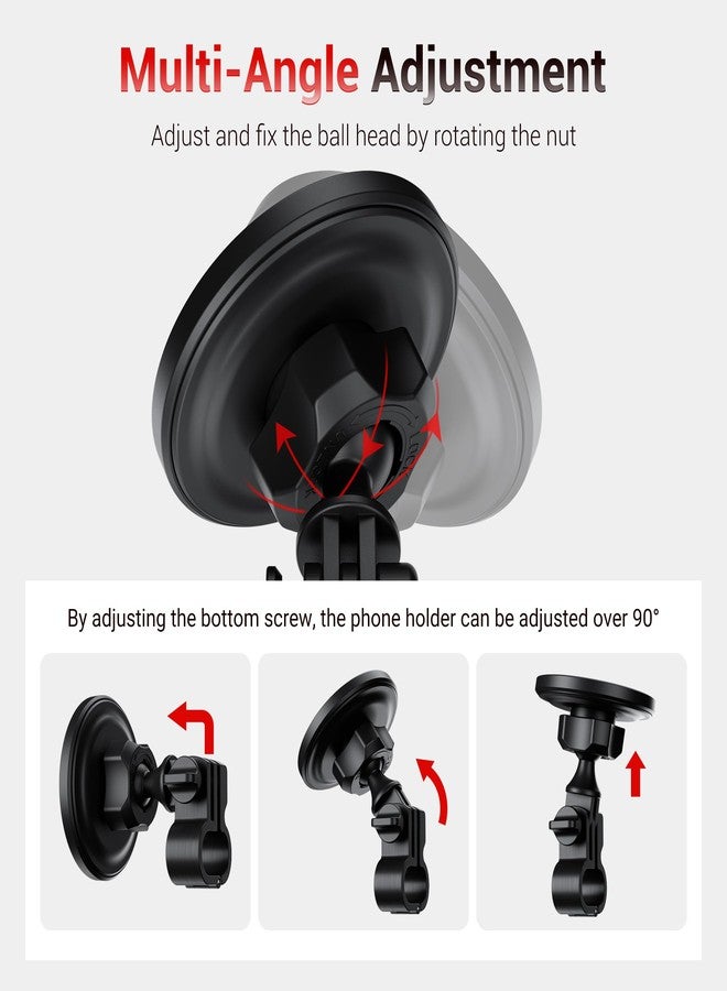 Kiorafoto Magnetic Phone Holder for Stanley Quencher H2.0,Detachable & Angle Ajustment Phone Stand for Stanley Cup Handle,Water Bottle Accessories Compatible with iPhone 17 16 15 Pro Android for Car Office Gym - Image 5