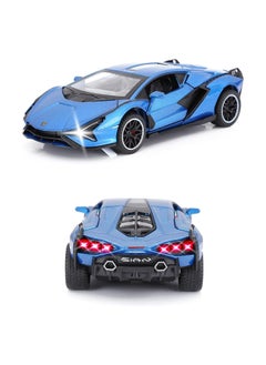 CHE ZHI Metal Model Car with Light and Sound – Pull Back Toy Car for Boys Age 3+ Years Old  - Image 3