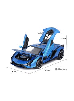 CHE ZHI Metal Model Car with Light and Sound – Pull Back Toy Car for Boys Age 3+ Years Old  - Image 5