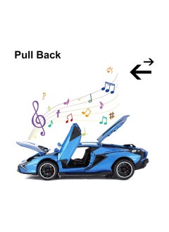 CHE ZHI Metal Model Car with Light and Sound – Pull Back Toy Car for Boys Age 3+ Years Old  - Image 4