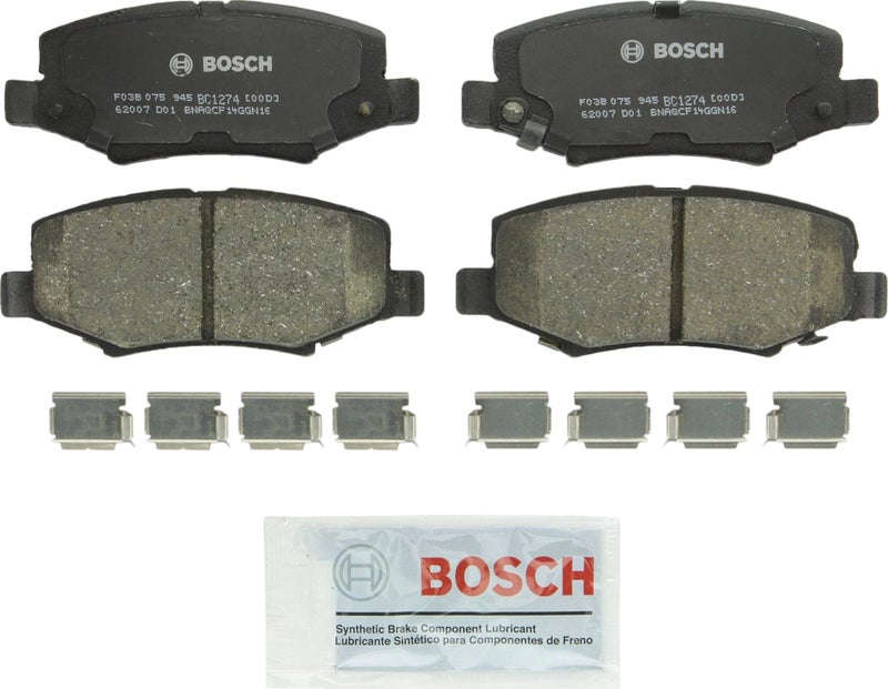 BOSCH BC1274 QuietCast Premium Ceramic Disc Brake Pad Set - Compatible with Select Dodge Nitro; Jeep Liberty, Wrangler, Wrangler JK; REAR - Image 4