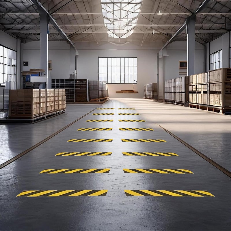 Bligo Anti Slip Tape 4" x 16.4 Ft Black and Yellow Heavy Duty Waterproof Grip Tape, High Traction Non-Skid Adhesive Roll for Stair Steps, Wood, Concrete Floors, Staircases, Outdoor/Indoor Use - Image 4