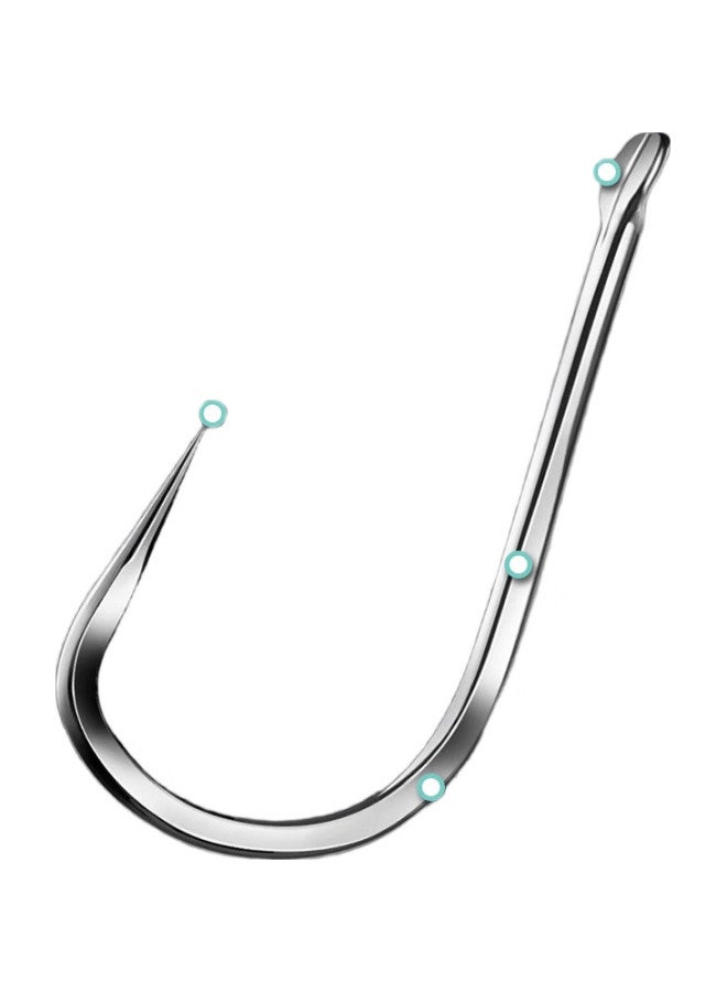 Fishing King خطاف سمك جينهاي شي، خطاف سمك كبير، خطاف مسطح رفيع معزّز، لسمك الكارب الفضي وكارب الرأس الكبير، خطاف صيد عالي الكربون من غوانغدونغ - Image 3
