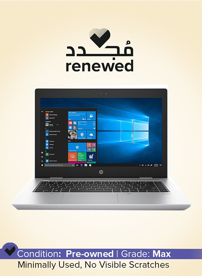 HP مجدّد - لابتوب ProBook 640 G4 بشاشة كاملة بدقة HD مقاس 14.1 بوصة، معالج Core i5/ثنائي النواة/الجيل السابع/8GB رام/256GB SSD/Windows 11 - Image 1