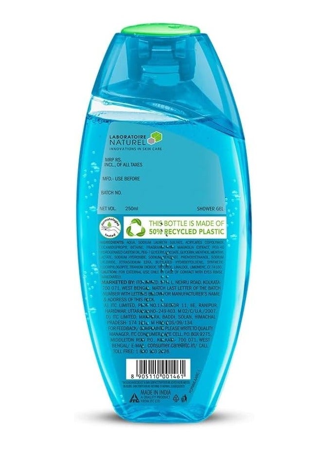 فياما جل الاستحمام المنعش بالمنثول والماغنوليا من فيماما، 250 مل، غسول الجسم (عبوة من 3 قطع) - Image 2