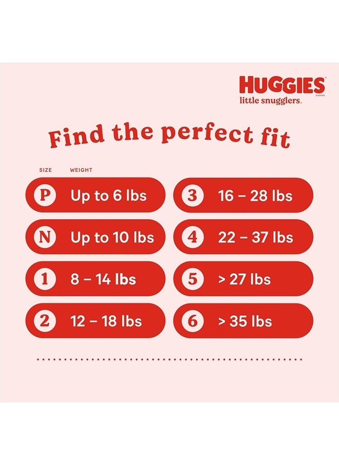 Huggies - Huggies Size 3 Diapers, Little Snugglers Baby Diapers, Size 3 (16-28 lbs), 136 Count - Image 1