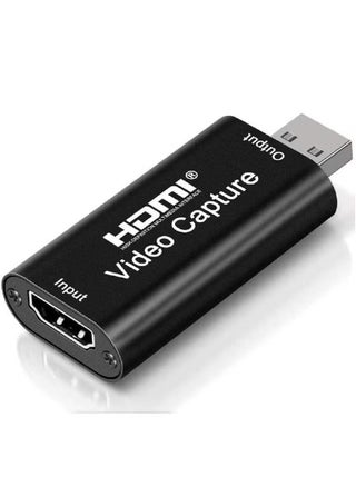 بطاقة التقاط فيديو USB 2.0 HDMI - صندوق بث مباشر وتسجيل عالي الدقة 1080 بكسل للألعاب ومكالمات الفيديو والمؤتمرات وإنشاء المحتوى - توصيل وتشغيل، لا حاجة إلى برامج - pzsku/ZB0186472479F1A424D29Z/45/1748877989/402bf181-d970-4847-905f-f124ef6aa47b