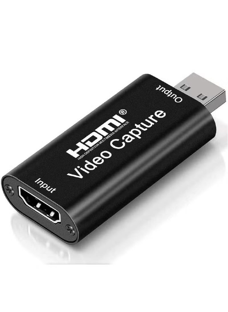 MIGOFAST USB 2.0 HDMI Video Capture Card  1080P HD Live Streaming & Recording Box for Gaming Video Calls Conferences and Content Creation  Plug & Play No Software Needed  - Image 1