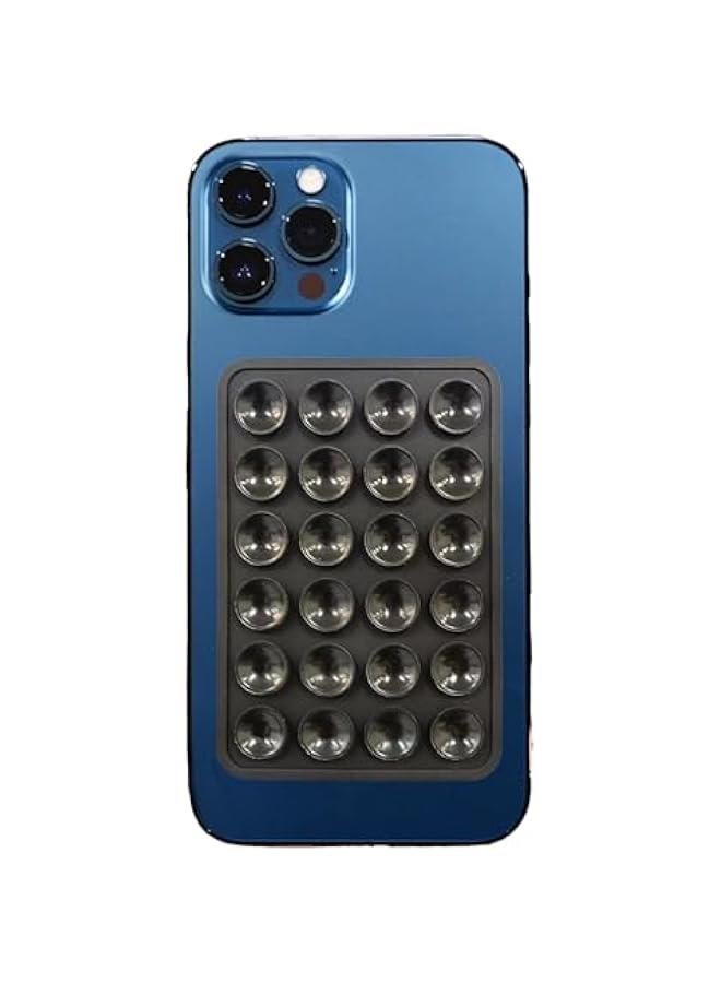 Silicone Suction Phone Case Mount，Hands-Free Mirror Shower Phone Stend,Multi-Purpose Suction Cup Phone Stend for iPhone and Android for Phone ，Tiktok Videos and Selfies - Image 1