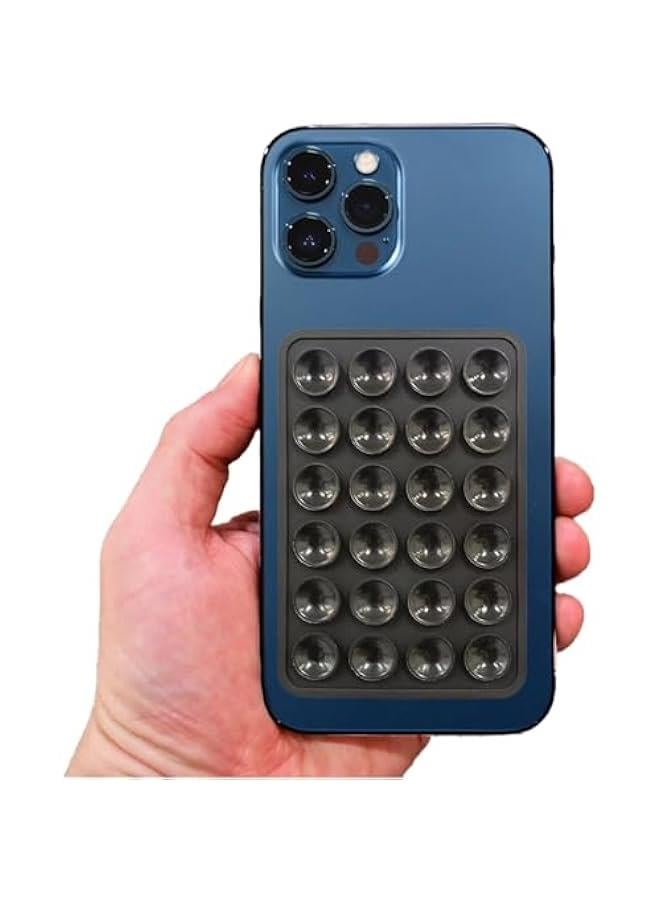 Silicone Suction Phone Case Mount，Hands-Free Mirror Shower Phone Stend,Multi-Purpose Suction Cup Phone Stend for iPhone and Android for Phone ，Tiktok Videos and Selfies - Image 2