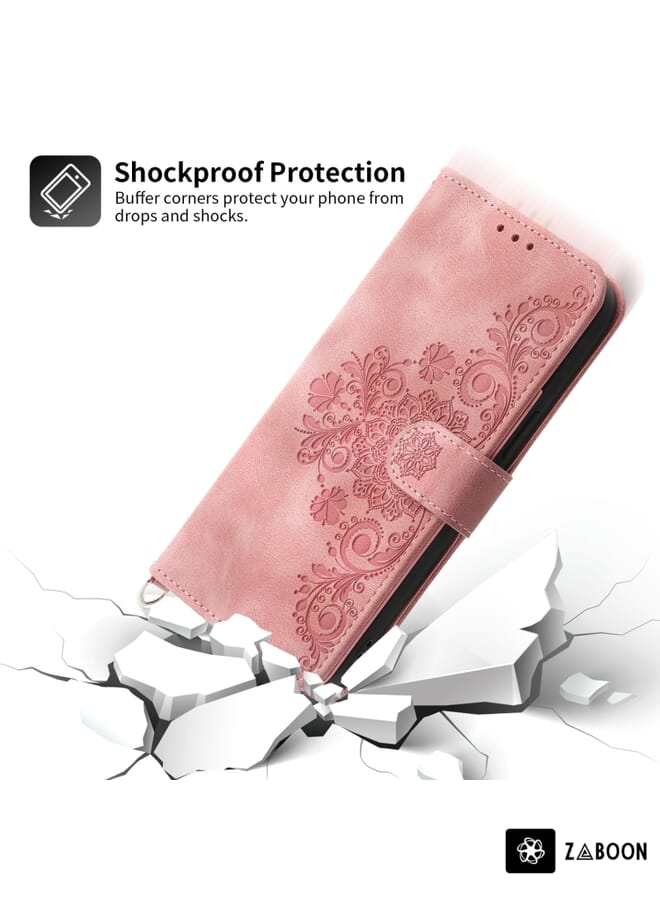 Zaboon Protective Case For Sony Xperia ACE III Skin Feel Sun Flower Pattern Flip Leather  with Lanyard - Image 5