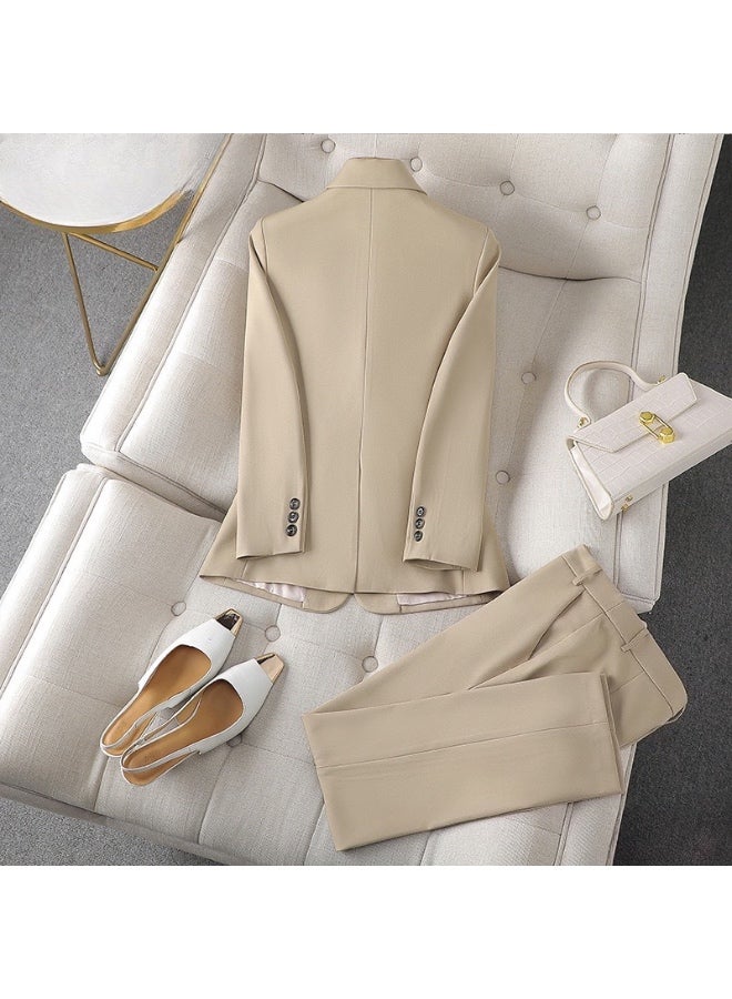 Lady's long-sleeved professional business suit set of clothes - Image 3