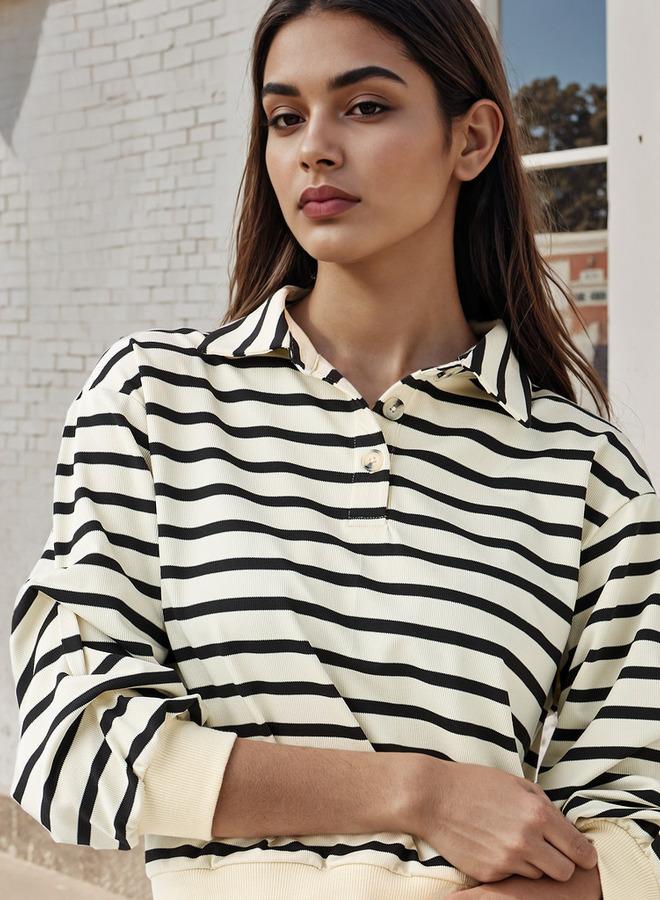 اس بي كاركترز سويت شيرت بياقة مطرز بتوم وجيري - Image 4