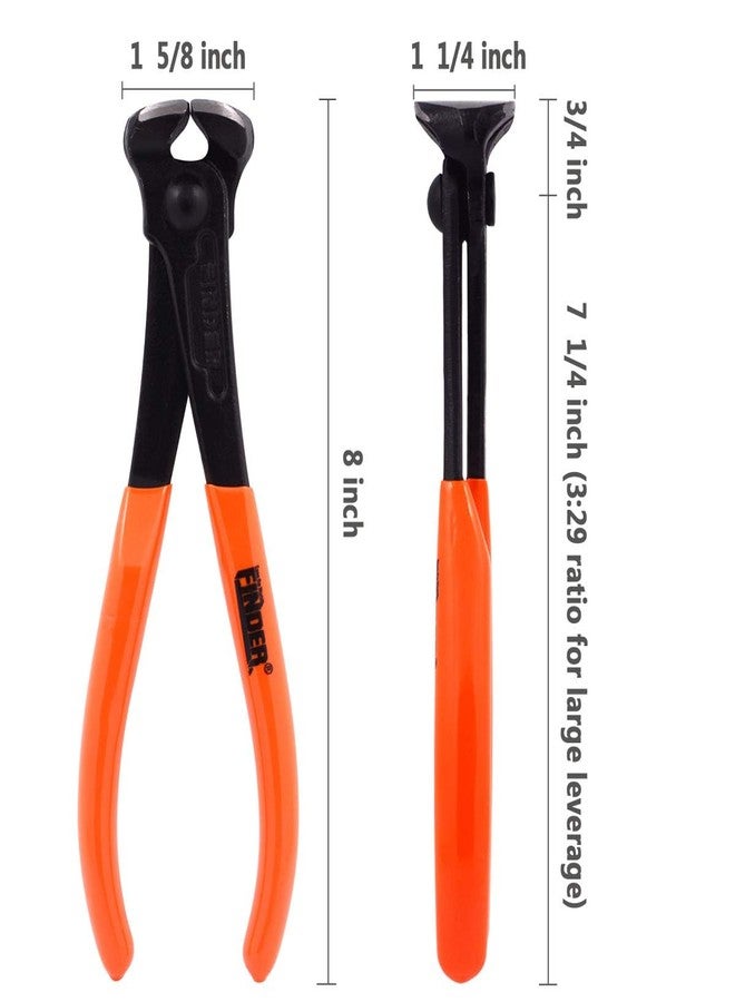 Finder End Cutting Plier High Leverage With Soft Grip-8 Inch - Image 3