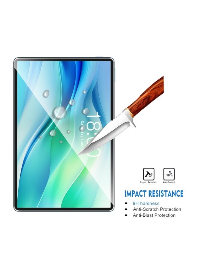 eGreen99 2Pcs for Samsung Galaxy Tab A11 / A9 8.7 inch Screen Protector, Suitable Protective Cover Friendly Tempered Glass High-Definition Transparent Film， High-Definition Transparent Tempered Glass Film Protection,，Clear - Image 3