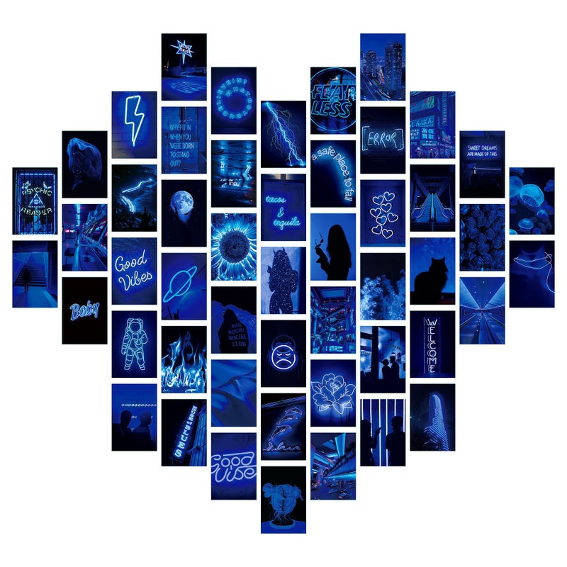 New 50 Posters Sale Postcard Poster Decorative Painting Color Aesthetic Card - Image 1