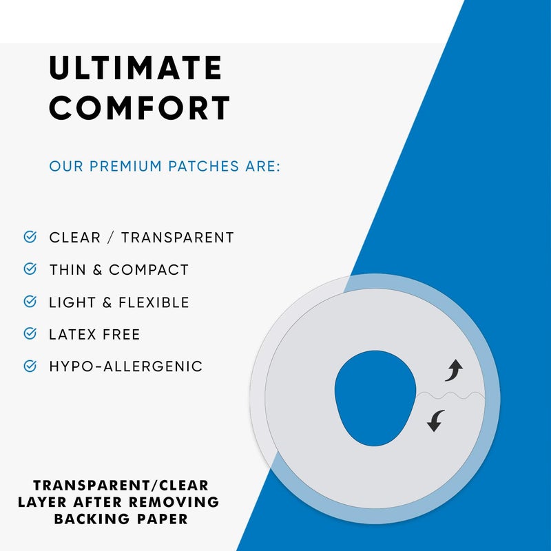 Flexd - Dexcom G7 Over Patches Waterproof (Pack of 30) - Clear Transparent - Image 5