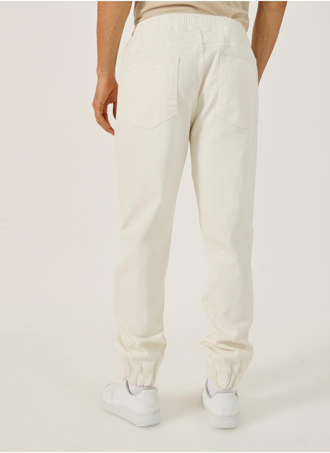 Styli Mid Rise Slim Fit Jogger with Drawstring  - Image 4