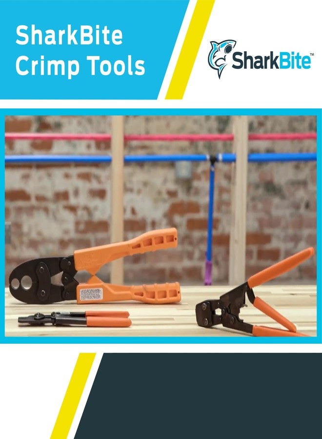 SharkBite PEX Crimp Ring Removal Tool, 1/2, 3/4 and 1 Inch Copper Crimp Rings, Orange Handles, Plumbing Fittings, 23055 - Image 4