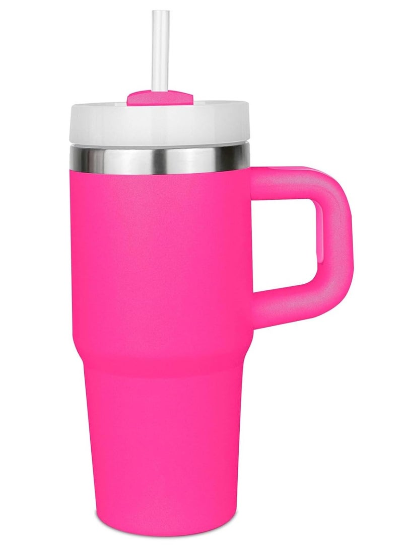Stanley Quencher H2.0 Flow State Stainless Steel Vacuum Insulated Tumbler with Lid and Straw for Water, Iced Tea or Coffee, Smoothie and More, 14 oz, PINK - Image 3