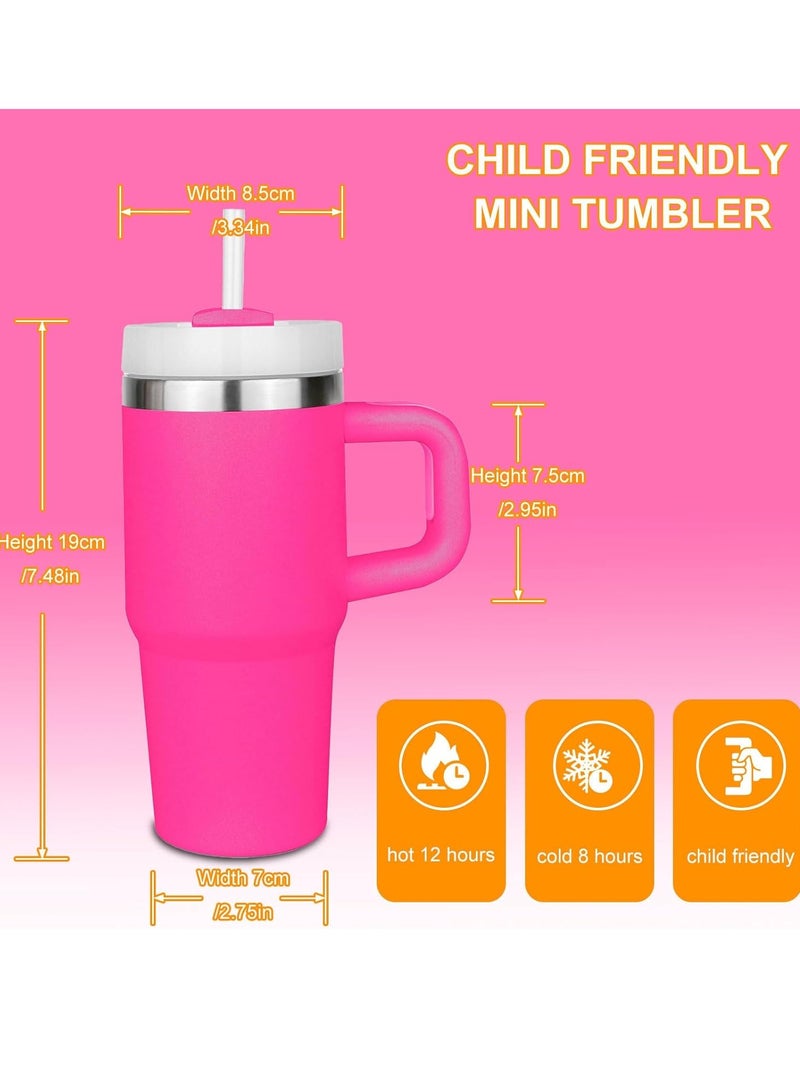 Stanley Quencher H2.0 Flow State Stainless Steel Vacuum Insulated Tumbler with Lid and Straw for Water, Iced Tea or Coffee, Smoothie and More, 14 oz, PINK - Image 4