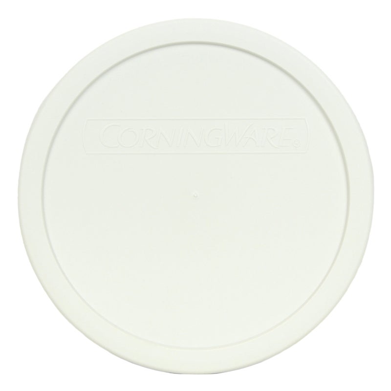 كورنينج وير Corningware F-5-Pc غطاء بلاستيكي دائري أبيض فرنسي 1.5Qt - Image 1