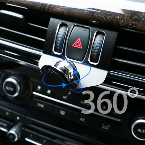 LLKUANG 360-Degree Rotary Cell Phone Holder Mobile Phone Mount for BMW X5 F15 2014-2018, X6 F16 2015-2019 Black (Black) - Image 3