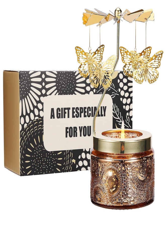DAISRED Gifts for Women, Unique Birthday Gifts for Mom Daughter Sister Aunts, Gifts for Friend Women Rotatable Scented Candles Gifts for Christmas Thanksgiving Anniversary (Butterfly) - Image 4