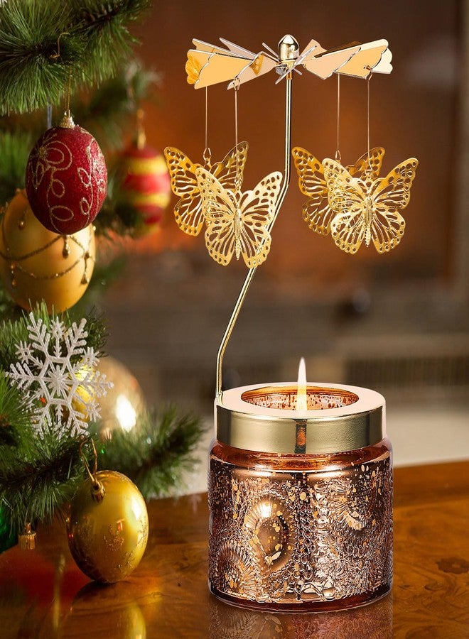 DAISRED Gifts for Women, Unique Birthday Gifts for Mom Daughter Sister Aunts, Gifts for Friend Women Rotatable Scented Candles Gifts for Christmas Thanksgiving Anniversary (Butterfly) - Image 3