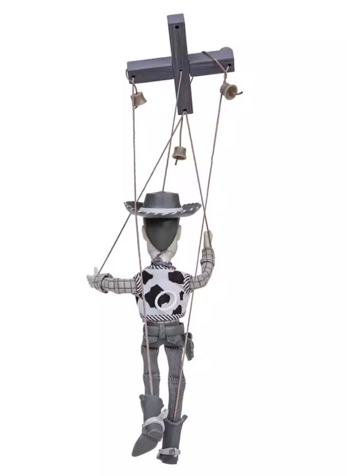 Disney - Disney Pixar Toy Story's Woody's Roundup Marionette - Woody Gray Figure - Image 1