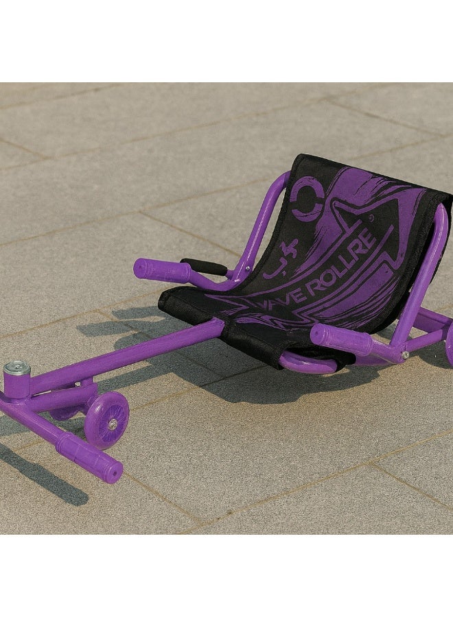 3-wheel Twister Scooter With Comfortable Seat For Kids And Adults In Purple/Black Multicolour - Image 1