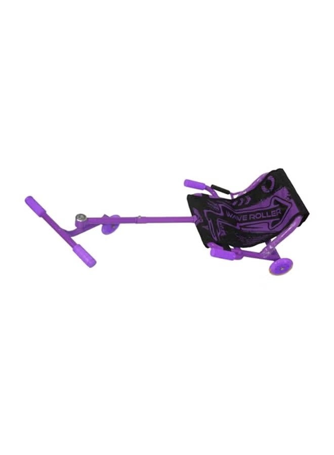 3-wheel Twister Scooter With Comfortable Seat For Kids And Adults In Purple/Black Multicolour - Image 5