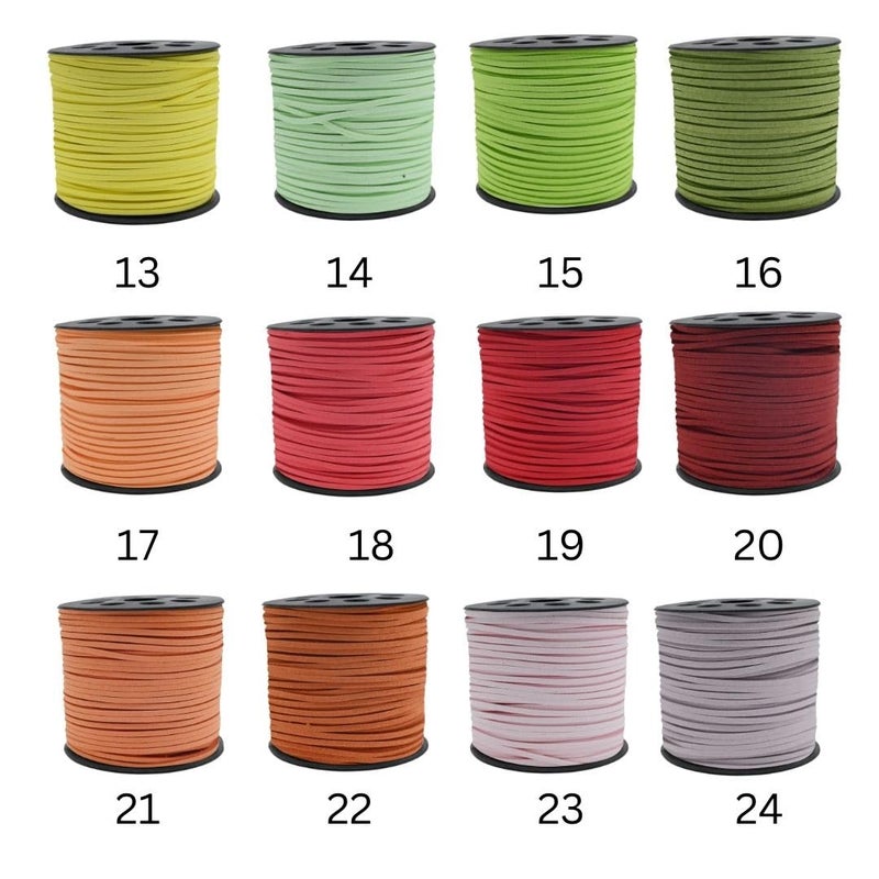 Satra Traders Size 4mm 90 Meter Roll MultiColoured Jewellery Threads 25 - Image 3