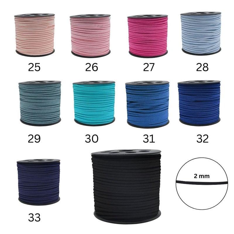Satra Traders Size 4mm 90 Meter Roll MultiColoured Jewellery Threads 25 - Image 4