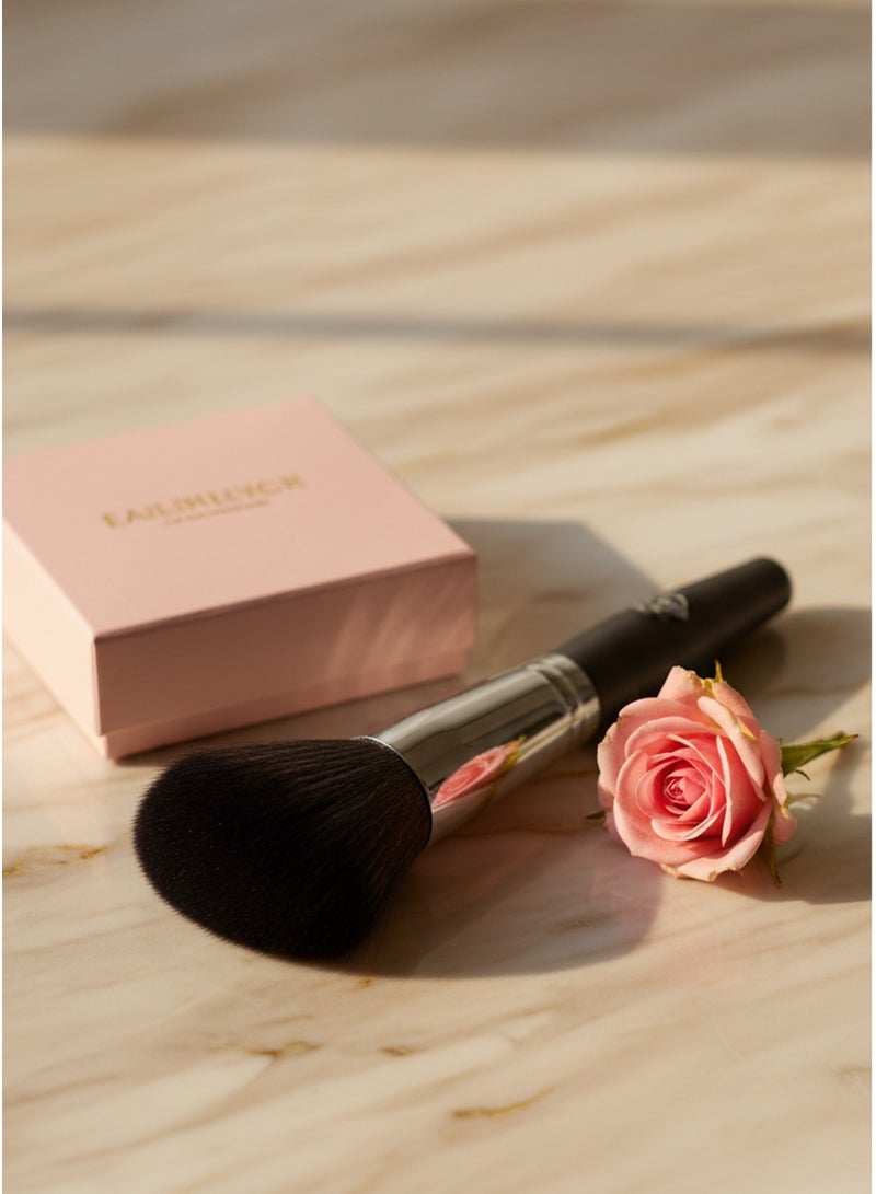 ENERGY Angled Blush Brush – Soft Synthetic Bristles for Precise Blush & Contour Application - Image 1