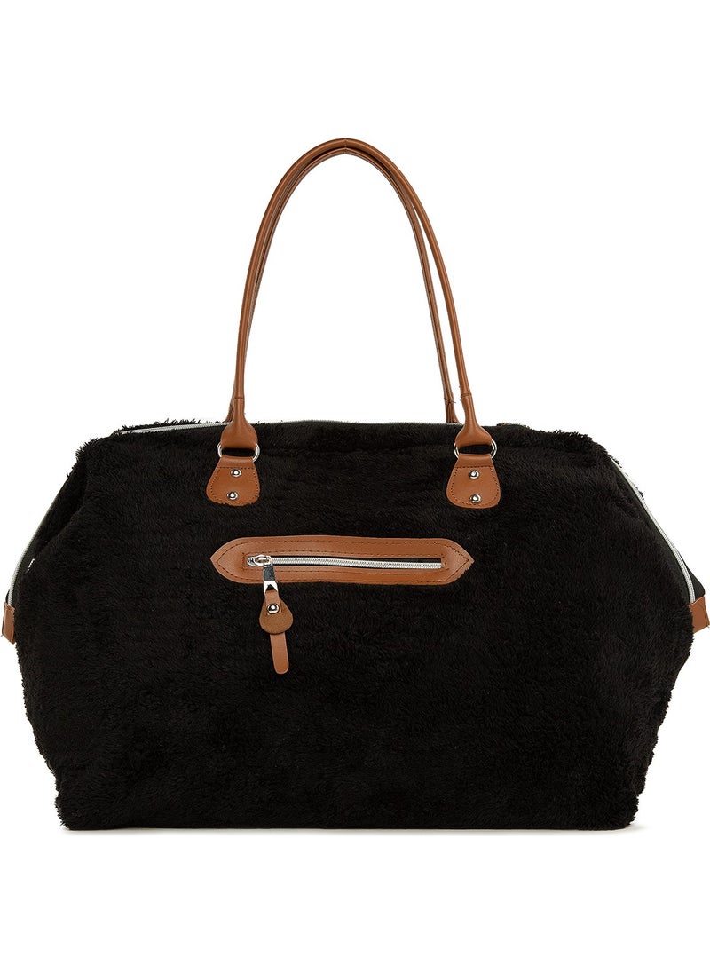 Bagmori Baby Bag Embroidered Plush Mother Baby Bag  - Image 4