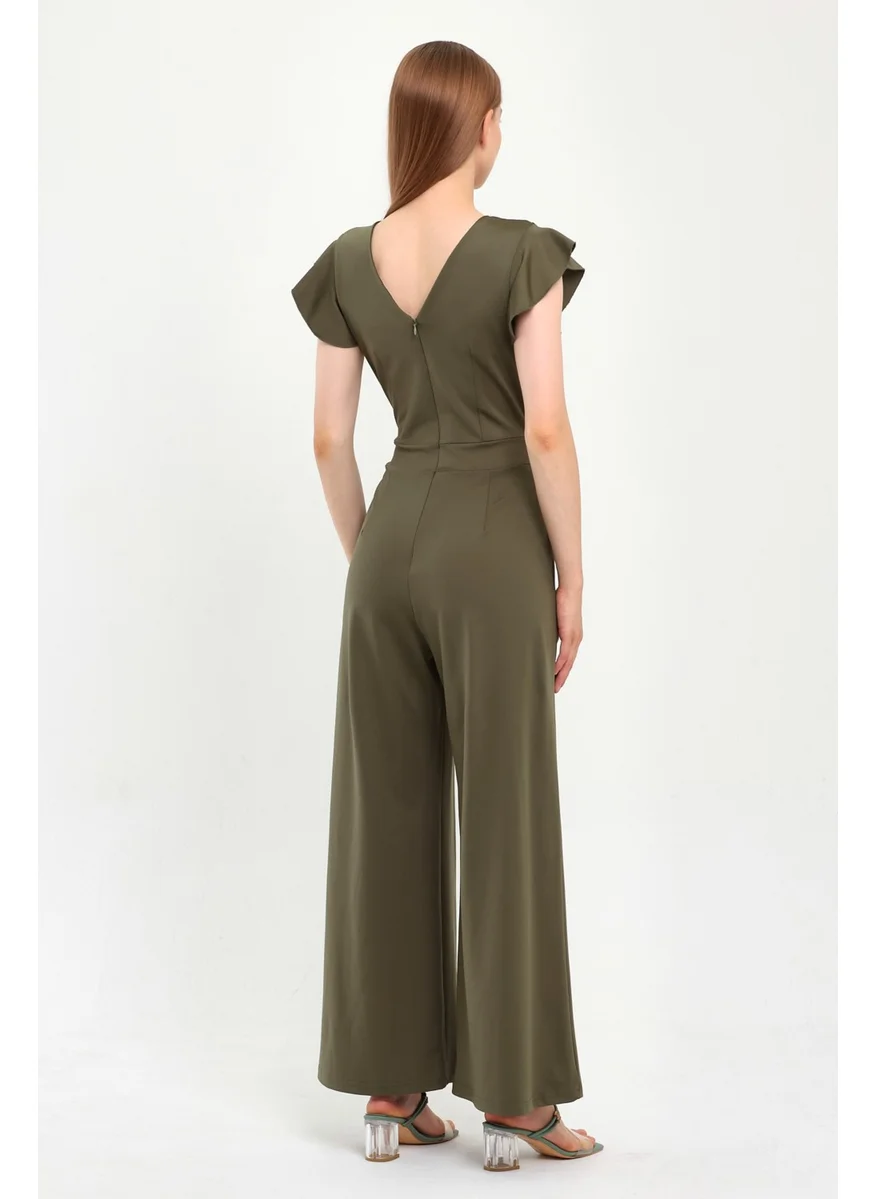 Alexander Gardi Alexandergardı Double Breasted Collar Jumpsuit (B23-00126)