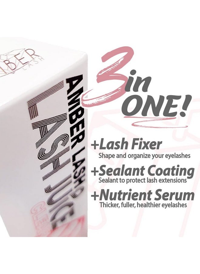 Amber Lash Lash Juice By Amber Lash, 3In1 Coating Essence And Sealant For Eyelashes With Extensions And Or Lift Perm, Protect And Nourish To Promote Healthy Eyelash Growth 15Ml ; 0.51 Fl Oz (Clear)  - Image 4