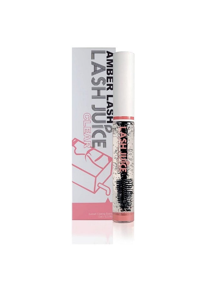 Amber Lash Lash Juice By Amber Lash, 3In1 Coating Essence And Sealant For Eyelashes With Extensions And Or Lift Perm, Protect And Nourish To Promote Healthy Eyelash Growth 15Ml ; 0.51 Fl Oz (Clear)  - Image 2
