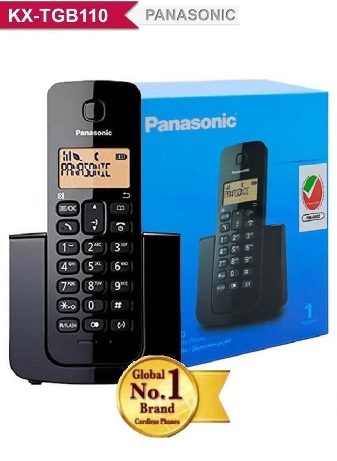 Panasonic KX-TGB110 Cordless Landline Telephone With Caller ID Black - pzsku/ZB019939155C12BBCFD54Z/45/_/1693944608/ec6df27f-0531-4a06-aef7-8e55f1c2f0c9