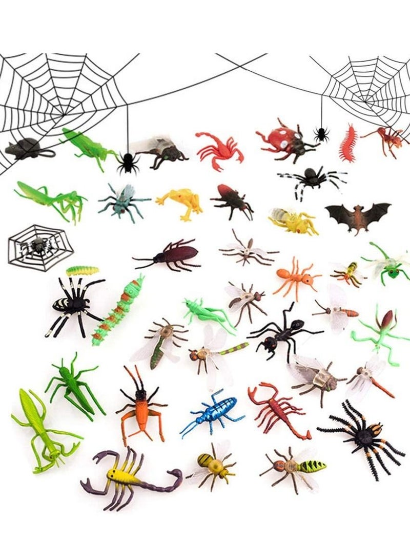 KASTWAVE Plastic Bug Lifelike Insects Figures Toys Model Animal for Kids Educational Party Favours School 39 pcs  - Image 5