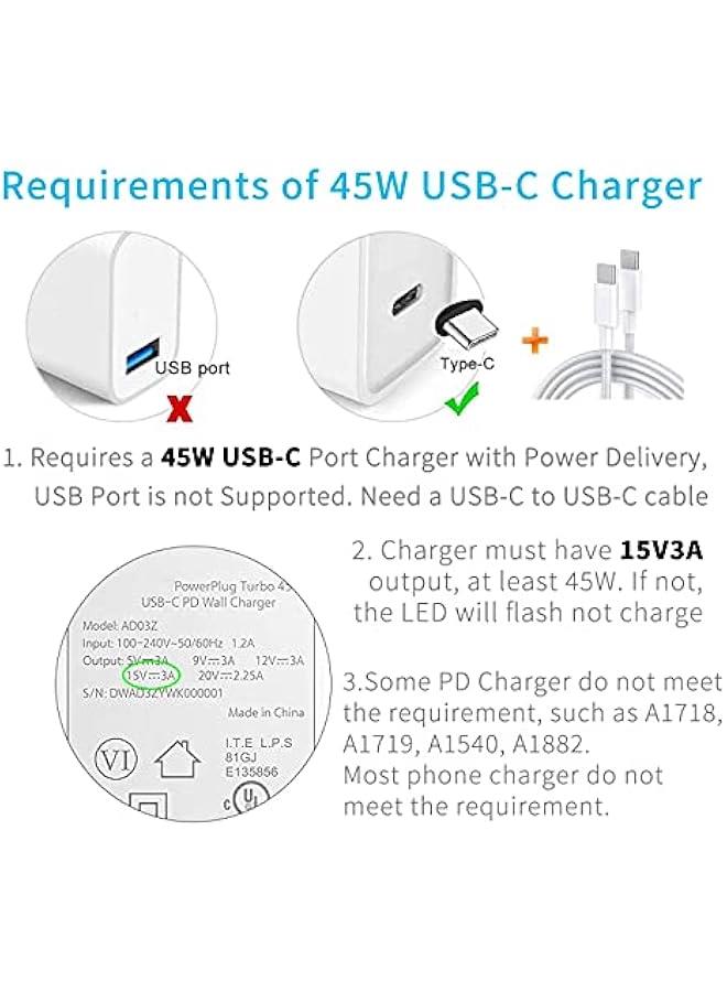 كابل شحن Surface to USB C (USB-C أنثى، 15 سم)، متوافق مع أجهزة الكمبيوتر المحمولة Microsoft Surface Pro 7/6/5/4/3 Go3/2/1 4/3/2/1، يتطلب شاحن USB-C بقوة 15 فولت/3 أمبير - Image 5