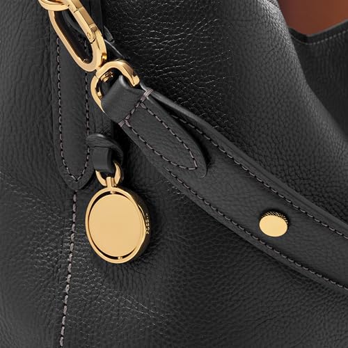 Fossil Jessie Bucket Shoulder Bag, Black Large - Image 5
