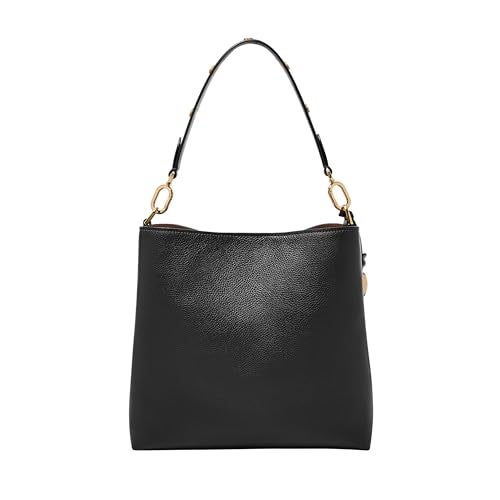 Fossil Jessie Bucket Shoulder Bag, Black Large - Image 3