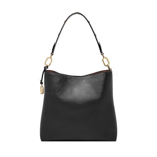 Fossil Jessie Bucket Shoulder Bag, Black Large - Image 1